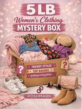 🎁 Women’s Various Size 5LB Mystery Box | Curated Bundle | Surprise Styles!